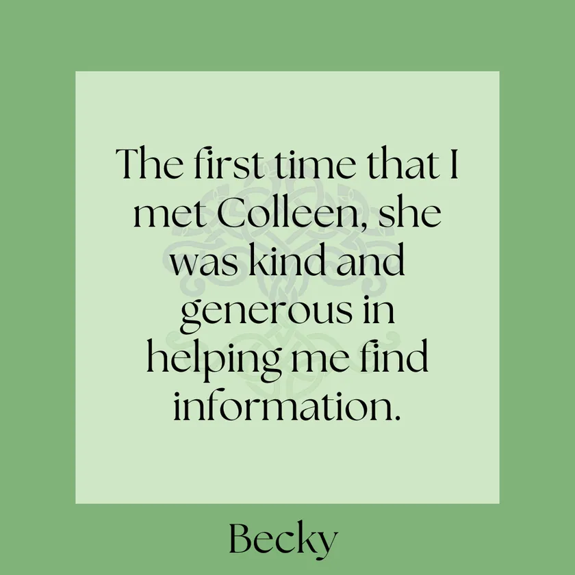 Testimonial from Becky