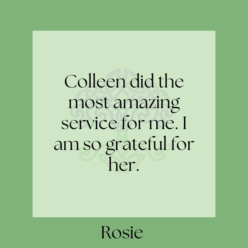 Testimonial from Rosie